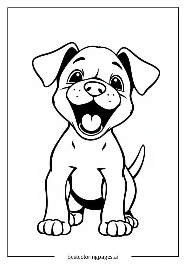 ลูกหมากำลังเห่า