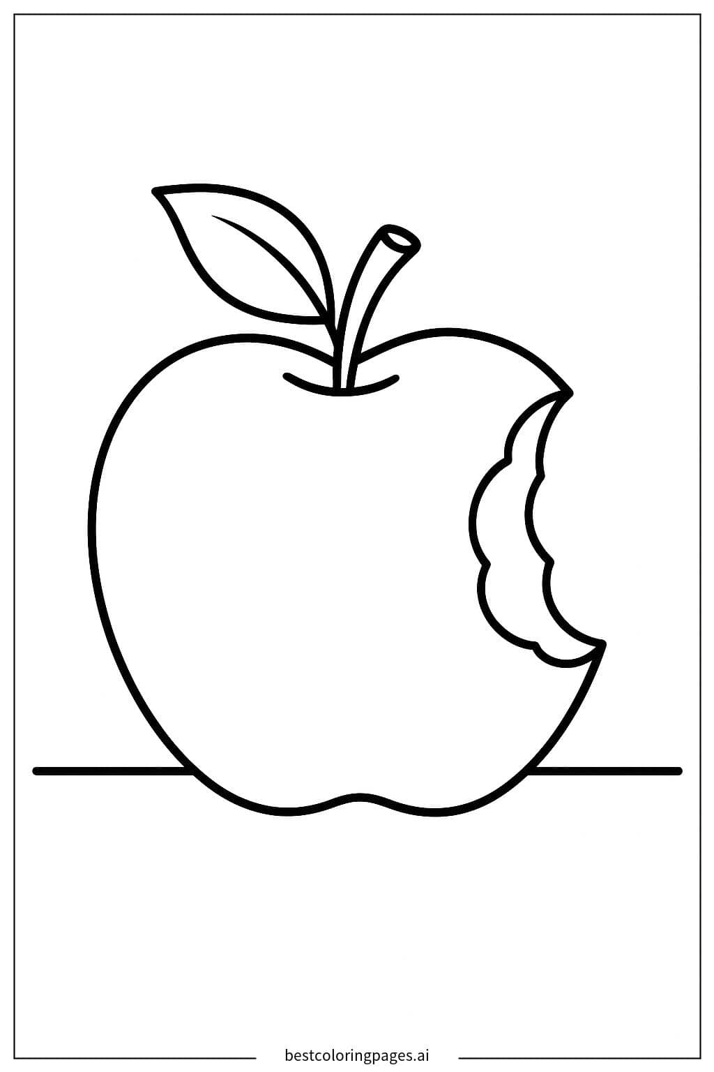 Apple Coloring Pages