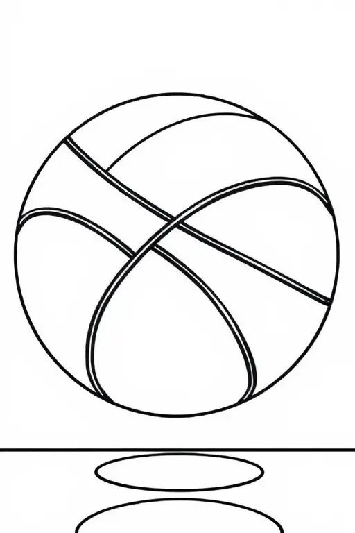 ภาพระบายสี บาสเกตบอล