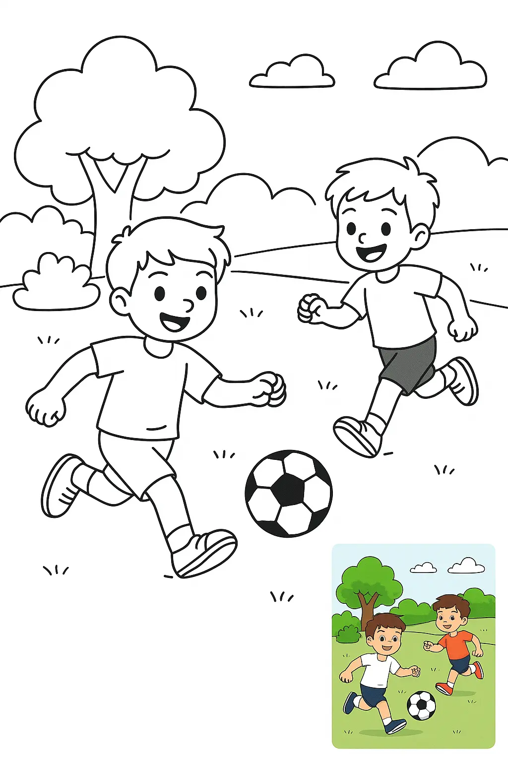 Pages de Coloriage pour Garçons