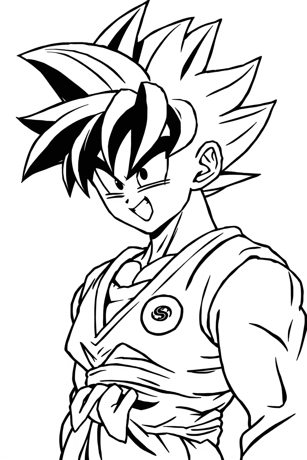 드래곤볼 Z 손오공 색칠공부