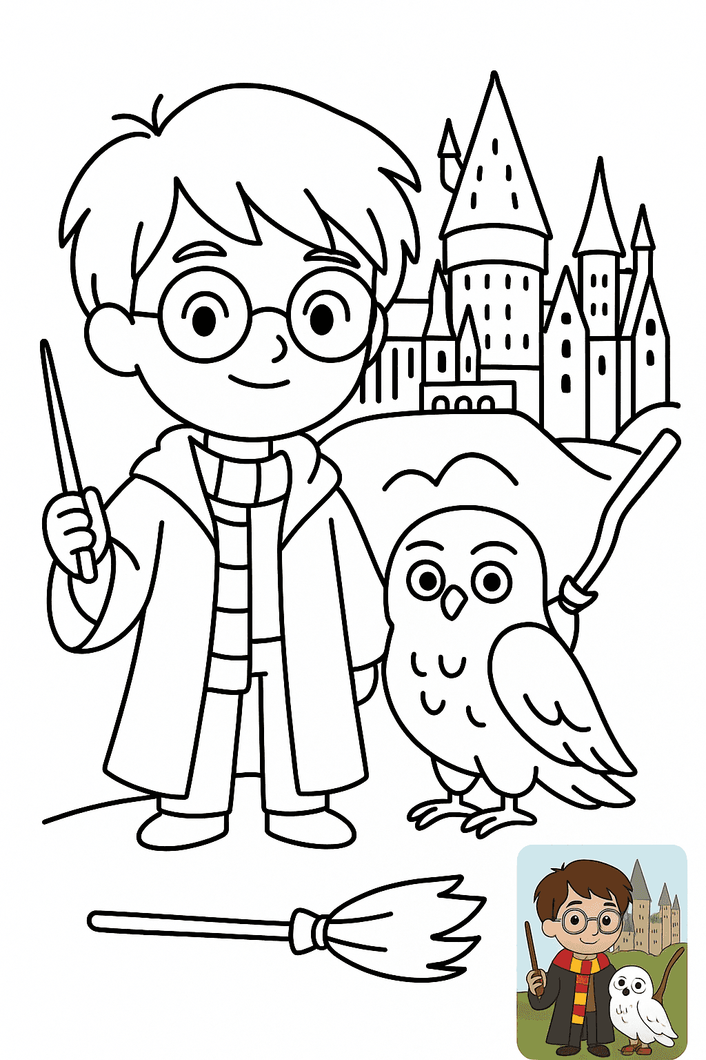 해리 포터 색칠공부