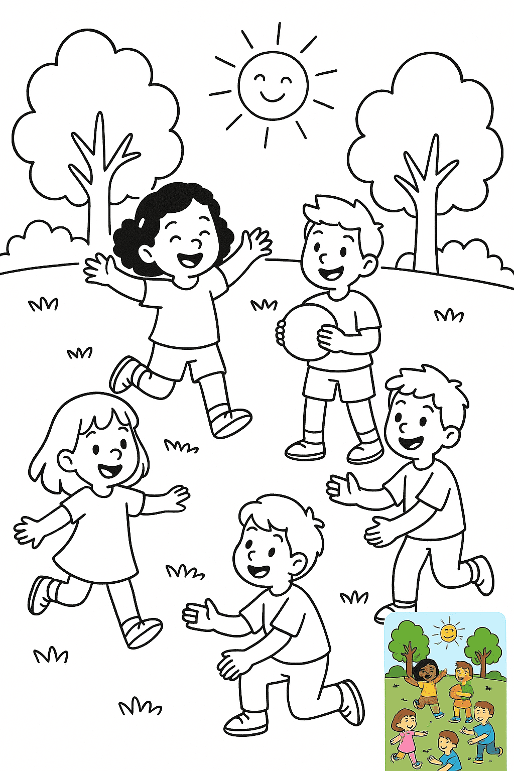 ภาพระบายสี เด็ก