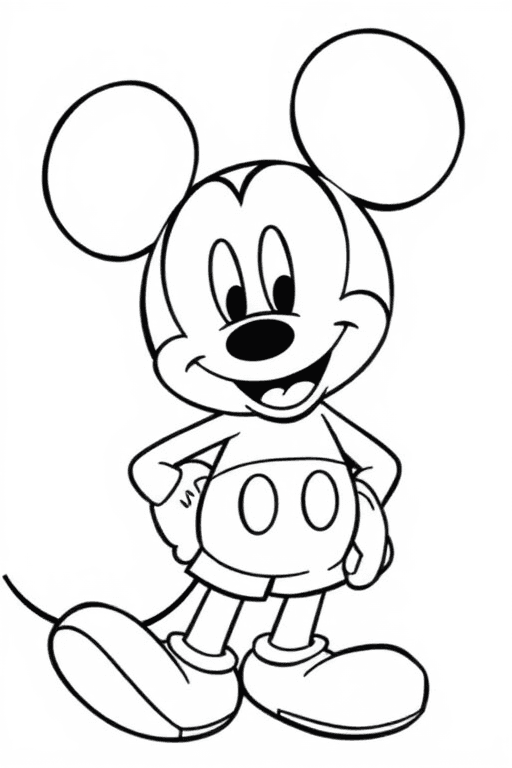 Coloriage mickey mouse