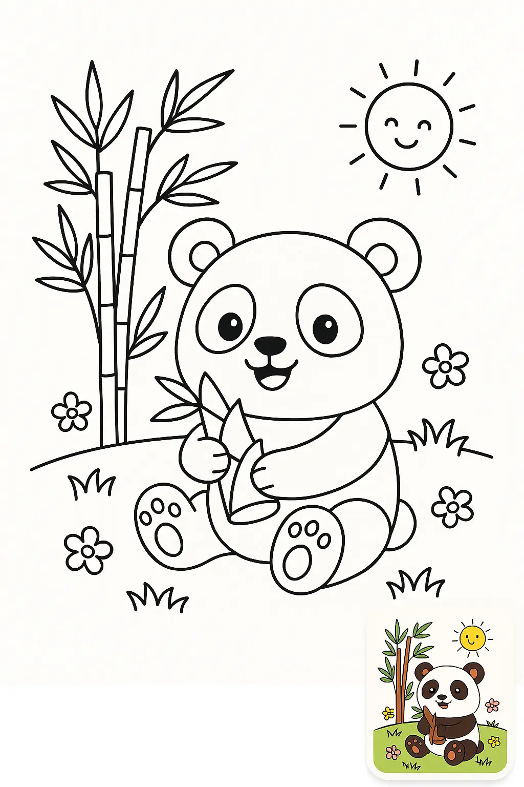 Panda Coloring Pages