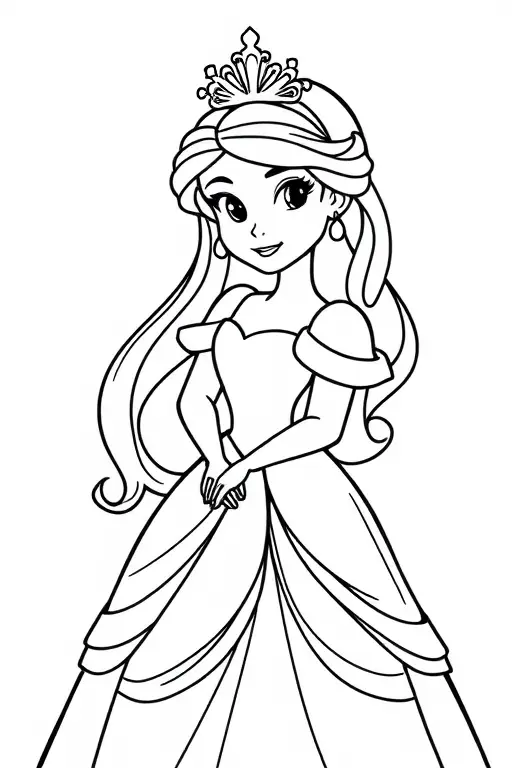Coloriage princesses Disney