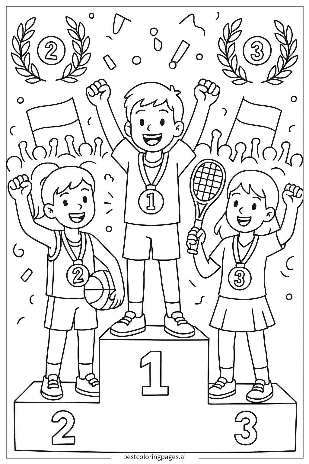 Sports Coloring Pages