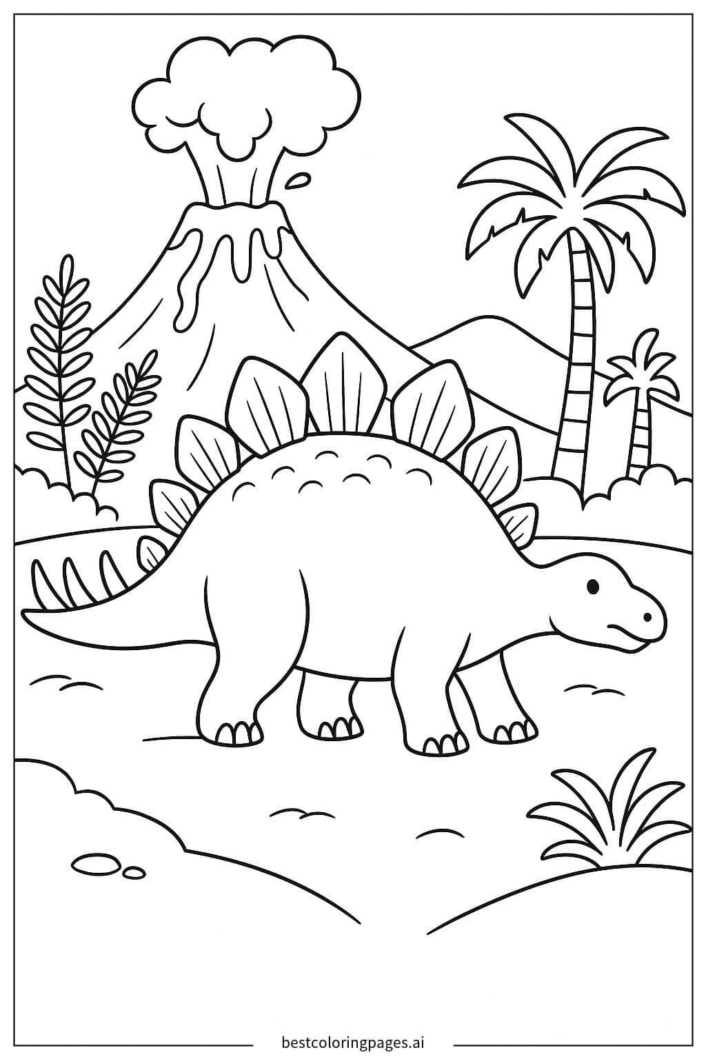 Stegosaurus Coloring Pages