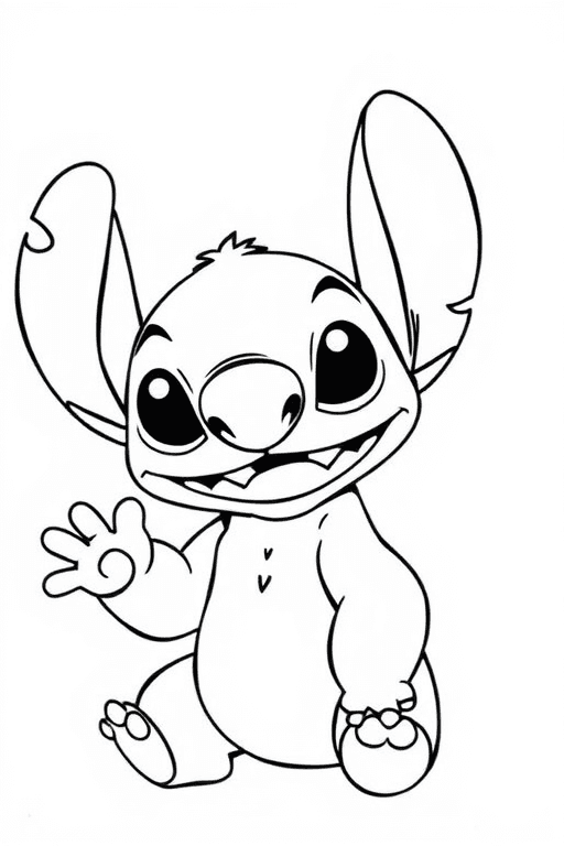Coloriage Stitch