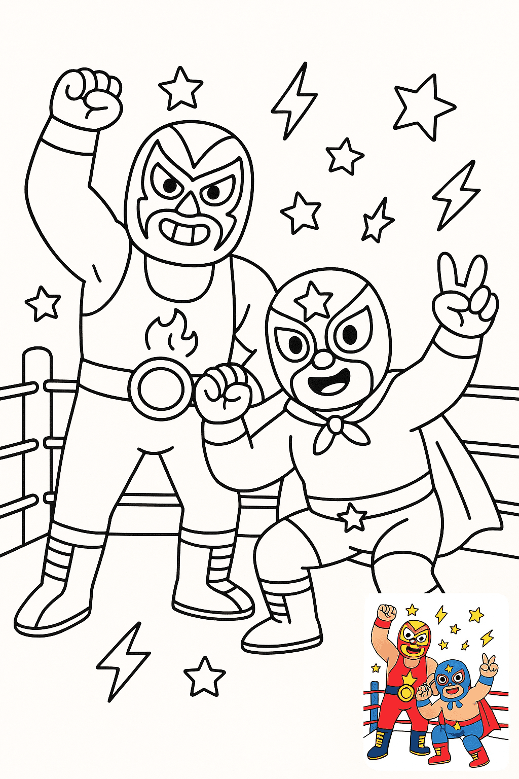 ภาพระบายสี WWE